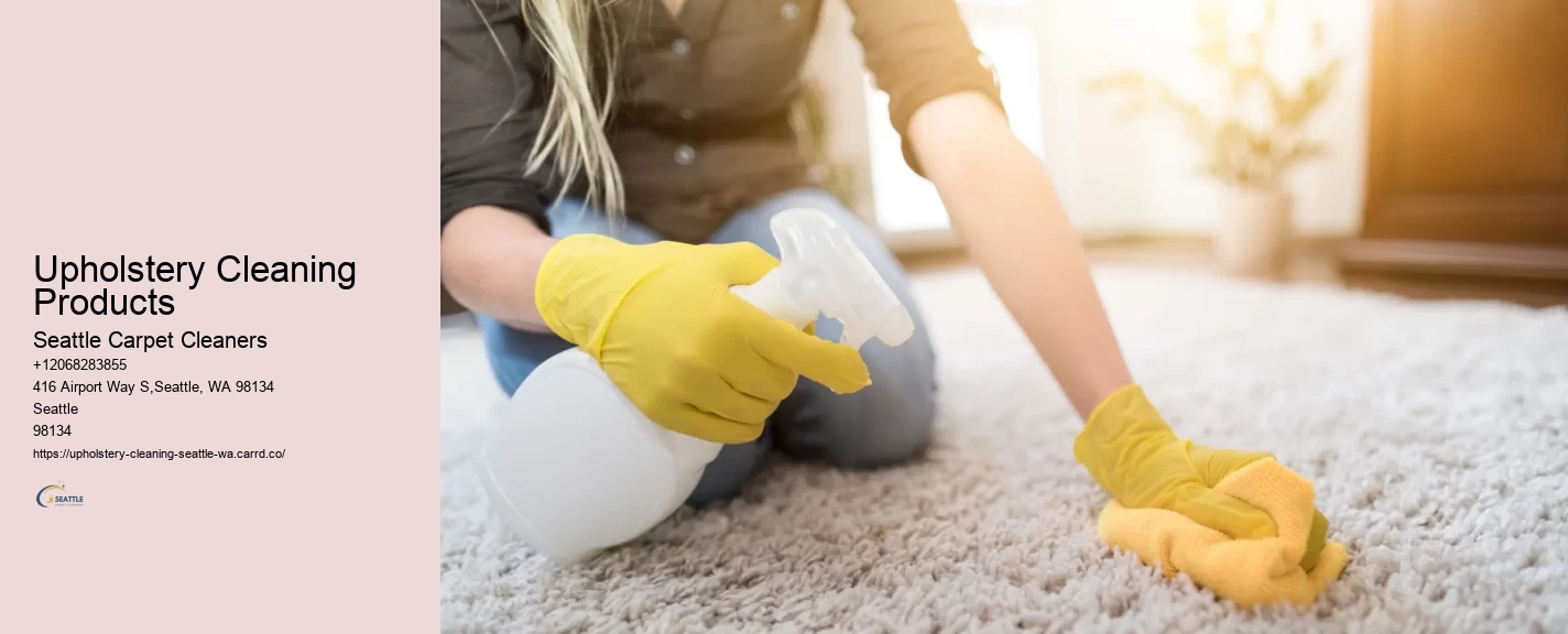 Upholstery Cleaning Products